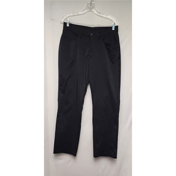 Men's Under Amour Loose Coupe Black Pants Size 32X30 - Picture 2 of 6